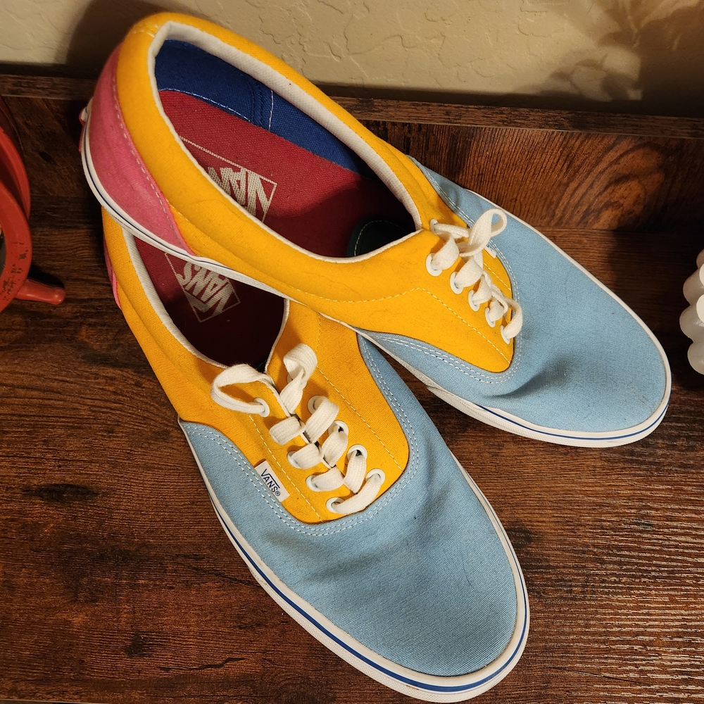 New Vans Multicolor Men's Canvas Sneakers Size 13